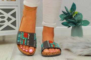 СТИЛЬНЫЕ ПРОФИЛИРОВАННЫЕ ЖЕНСКИЕ ТАПОЧКИ С ПРОБКОЙ