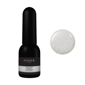 Kamuflująca baza kauczukowa z drobinkami foil - Smoky White - 10ml