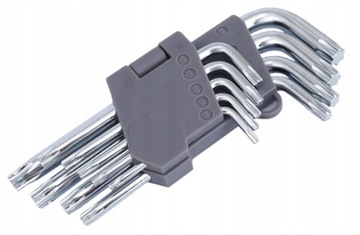 HEX GWIAZDKOWE ZESTAW 130 MM 9 SZT. FV U8G28 KLUCZ