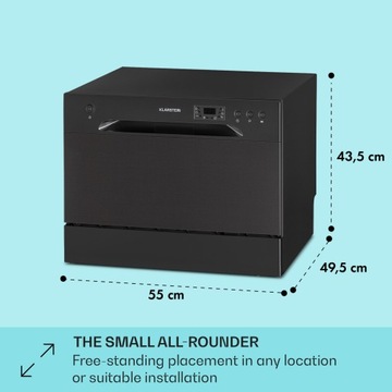 Отдельностоящая посудомоечная машина Klarstein Amazonia 6.
