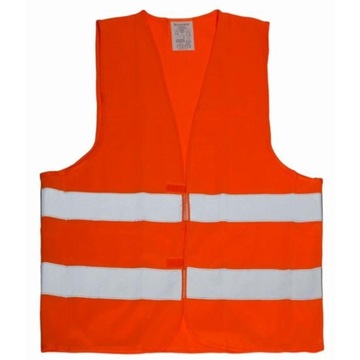 Kamizelka ODBLASKOWA OSTRZEGAWCZA samochodowa drogowa rower PRC-VE poma 2XL