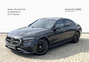 Mercedes Klasa E W214 2024 Mercedes-Benz Klasa E 220d 4MATIC Sedan Gwarancja do 2029 roku AMG Line