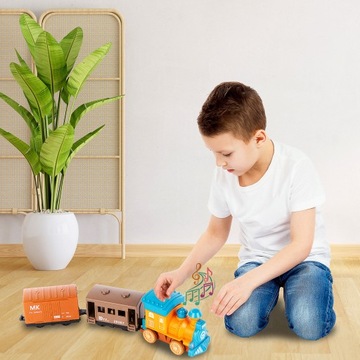 ДЕТСКИЙ ПОЕЗД НА АККУМУЛЯТОРНЫХ МАШИНАХ ЛОКОМОТИВ С МАШИНАМИ ЛЕГКИЙ ЗВУКОВОЙ ВАГОН