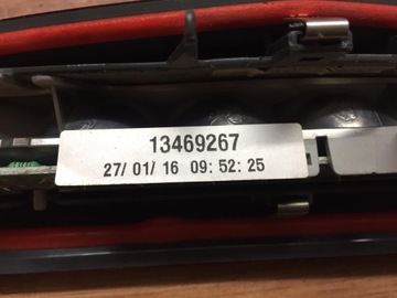 SVĚTLO TŘETÍ 3 STOP OPEL MERIVA B OE 13469267 ORIGINÁLNÍ