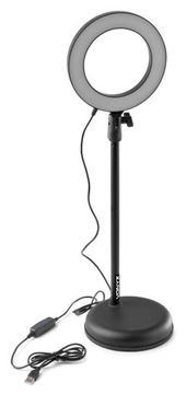 КОЛЬЦОВАЯ СВЕТОДИОДНАЯ USB КОЛЬЦОВАЯ ЛАМПА + ШТАТИВ 185см