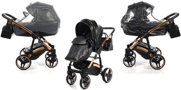 Многофункциональная коляска Junama Glitter 2в1.