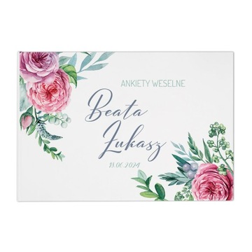 KSIĘGA GOŚCI Ankiety Weselne Fuksjowy Jaskier