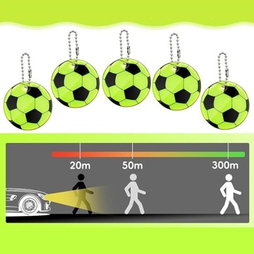 24X СВЕТООТРАЖАЮЩИЕ БРЕЛКИ СВЕТЯЩИЕСЯ В ТЕМНОТЕ ДЕТСКИЙ РЮКЗАК-ШАР