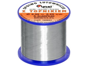 CYNA Spoiwo lutownicze CYNEL 250g 0,50mm