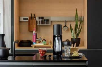 Карбонизатор черной воды SodaStream Terra + предохранитель 1л бутылка + газ