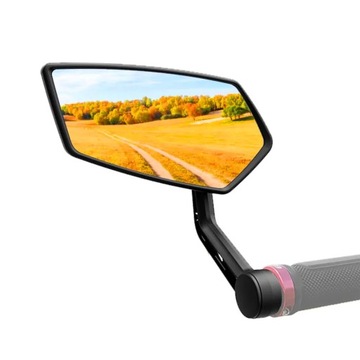Зеркало заднего вида велосипедное, продольное, регулируемое на 360°, 2 шт.