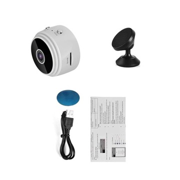 IP-камера MICRO, аккумулятор, обнаружение WIFI, FHD MINI WHITE