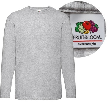 Fruit - Koszulka z długim rękawem Value h.grey L