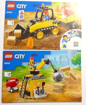LEGO INSTRUKCJA CITY 60252 Buldożer budowlany