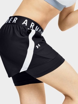 KRÓTKIE SPODENKI DAMSKIE UNDER ARMOUR SPORTOWE SZORTY TERMOAKTYWNE 1351981