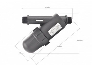 Дисковый фильтр Mesh 120 для капельной линии GZ3/4 дюйма, 130 микрофонов DSF-034DML