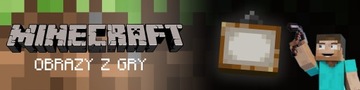 PIĘKNY OBRAZ Z GRY Mínecraft MC MAJNKRAFT PREZENT DLA DZIECKA | WASTELAND