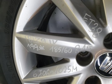 KOLO REZERVY 185/60/R15 SEAT IBIZA IV 6J0601025M