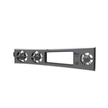 Wentylator Do PS5 CHŁODZĄCY DO PLAYSTATION SLIM CICHY USB LED BIAŁO-CZARNY.