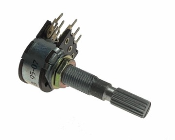 Potencjometr obrotowy 2x 4.7k (logarytm) TELPOD