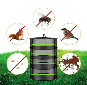 WISZĄCA SIATKA DO SUSZENIA Z ZAMKIEM BŁYSKAWICZNYM