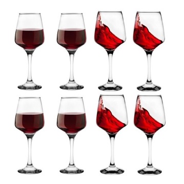 KPL 4x KIELISZEK DO WINA 360ml, 4x KIELISZEK 300ml