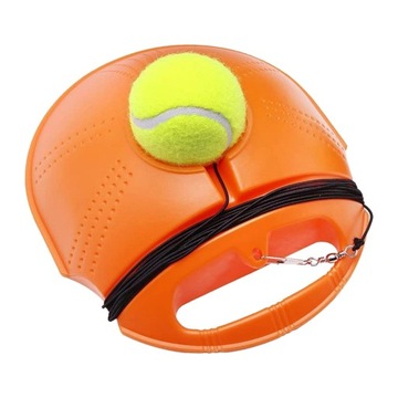 Przenośna piłka treningowa do tenisa z uchwytem Piłka tenisowa treningowa Tenisowa pomarańczowa