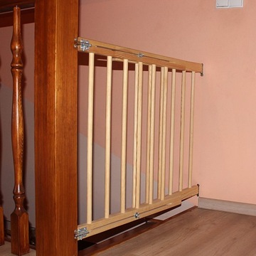 Furtka Bramka Drewniana Zabezpieczająca Ochronna 72-122/68cm