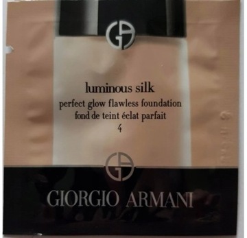 GIORGIO ARMANI LUMINOUS SILK FOUNDATION NR 4 1ml.