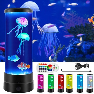 LAMPY MEDUZY ZE ZMIANĄ KOLORÓW, LAMPA LAWOWA,