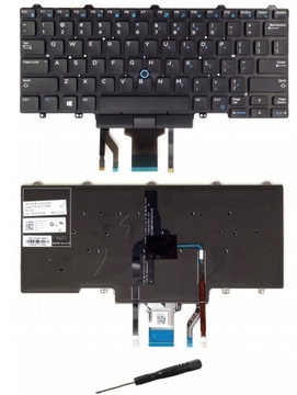 Klawiatura DELL E5450 E7450 5480 5490 7480 7490 US
