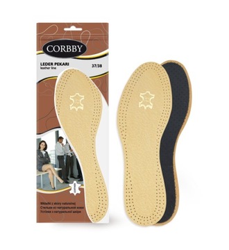 Corbby Wkładka ze Skóry Naturalnej Męskie r. 44