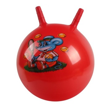 РУЧКА С РОГАМИ ДЛЯ прыжкового мяча - ЗЕЛЕНАЯ