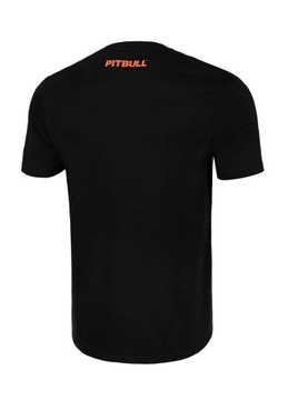 Pit Bull T Shirt Tričko Orange Dog 24 Black XL