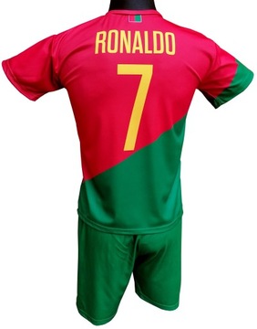 Komplet strój piłkarski Ronaldo Portugalia 128 cm