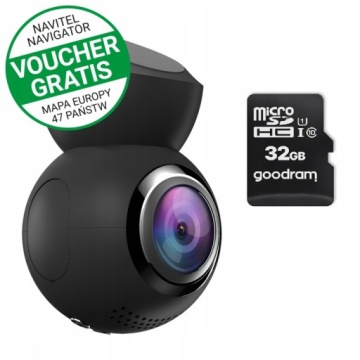 Wideorejestrator Navitel R10 czarny + karta 32 GB