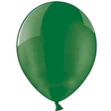 balony CRYSTAL transparentne ZIELONE profesjonalne 10 cali 100 szt