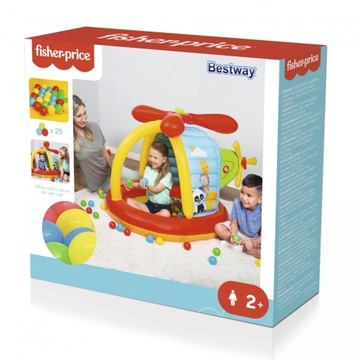 Dmuchany Kojec Helikopter Piłeczki Fisher-Price