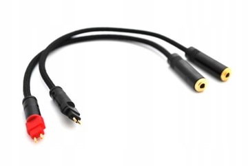 HD600 HD660S adapter 3,5mm ręcznie wykonany oplot