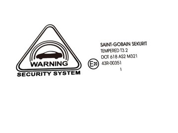 KIA VENGA 2011R SKLO (OKNO) DVEŘE LEVÝ PŘEDNÍ