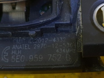 КЛЮЧ ЗАЖИГАНИЯ Octavia III 1K0953527D 5E0959752D