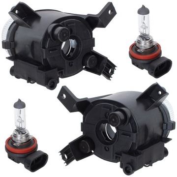 AUDI A3 8P 03-13 HALOGEN SVĚTLA MLHOVKOVÉ L+P + ŽÁROVKY