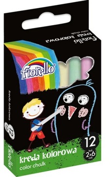KREDA Szkolna kolorowa (12 kolorów), FIORELLO