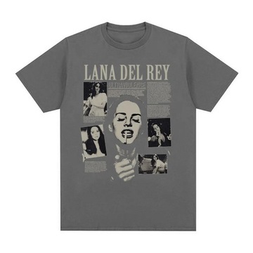 Piosenkarka Lana koszulka Del Rey Ultraviolence Album muzyczny T-Shirt