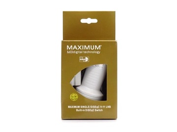 Одиночный преобразователь Maximum V-11 с DiSEqC HD 4K