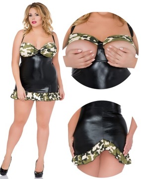 Koszulka Sexy Dla Puszystej ODKRYWANY DEKOLT 54 56