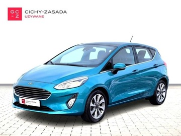 Ford Fiesta VII Hatchback 3d Facelifting 1.0 EcoBoost 100KM 2017 Ford Fiesta SalonPL 100KM Titanium PANORAMA Podgrz.Fotele 16 Kamera Bezywp
