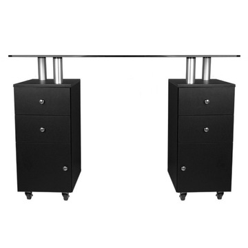 СТЕКЛО 317 ЧЕРНЫЙ КОСМЕТИЧЕСКИЙ СТОЛ