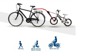 HOL ROWEROWY DRĄŻEK TRAIL ANGEL Żółty + NAKŁADKI