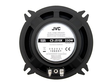 Głośniki JVC 130mm 13cm 250W do AUDI A3 8L 96-03 drzwi przód adaptery